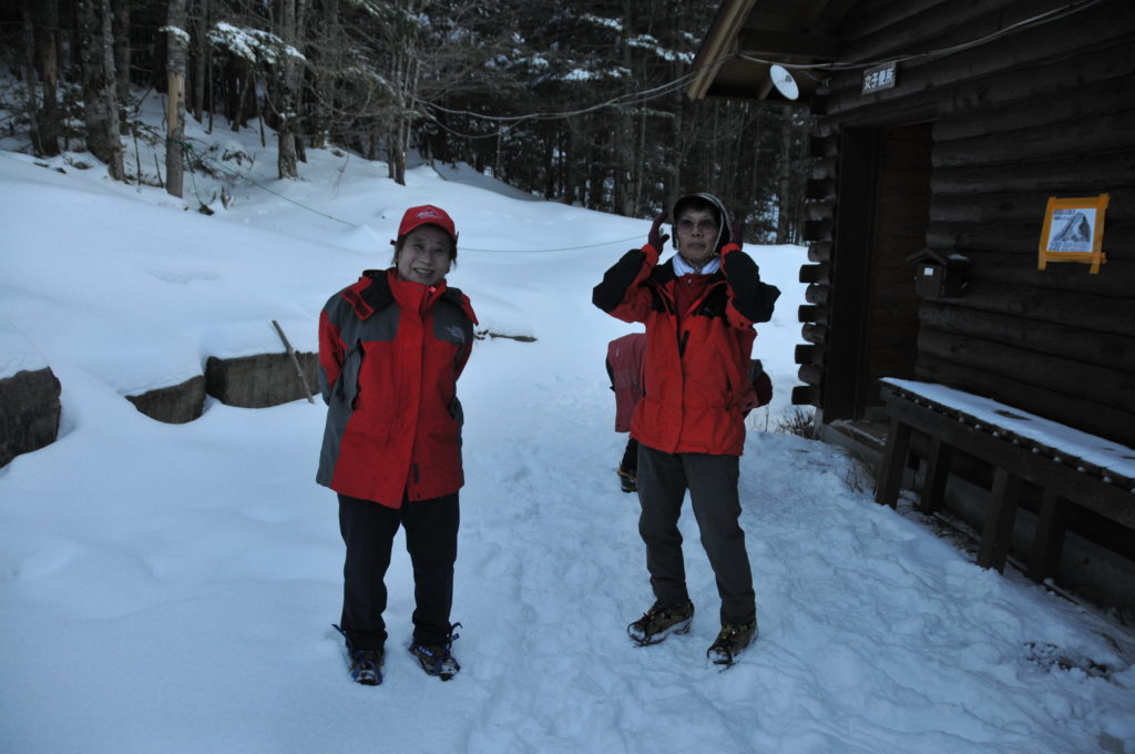 赤岳鉱泉にて