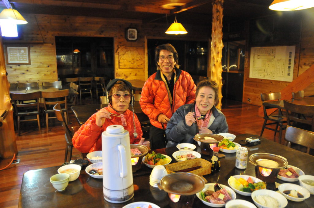赤岳鉱泉での食事